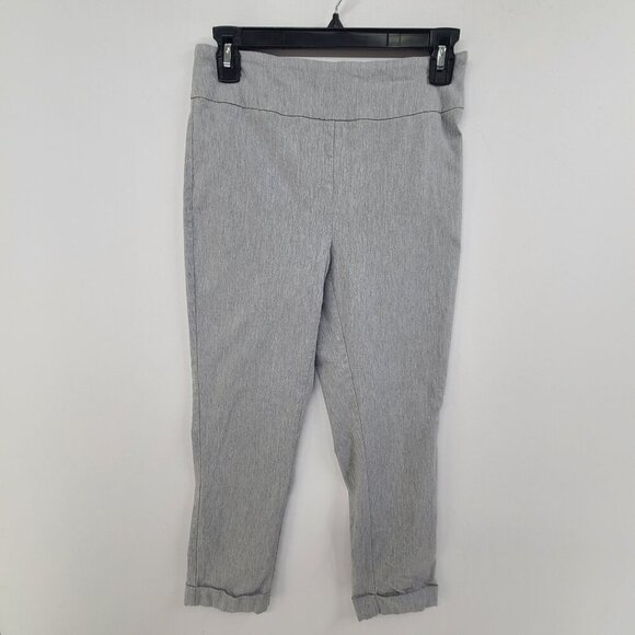 Tribal Women's Career Casual Pull On Pants Gray Ankle Length Size 6 - Picture 1 of 7